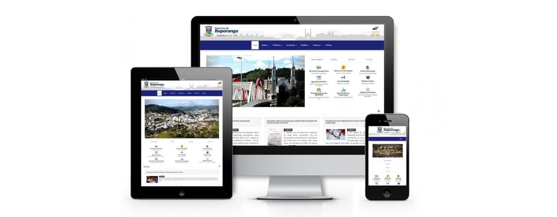 Prefeitura de Ituporanga implanta Portal do Município