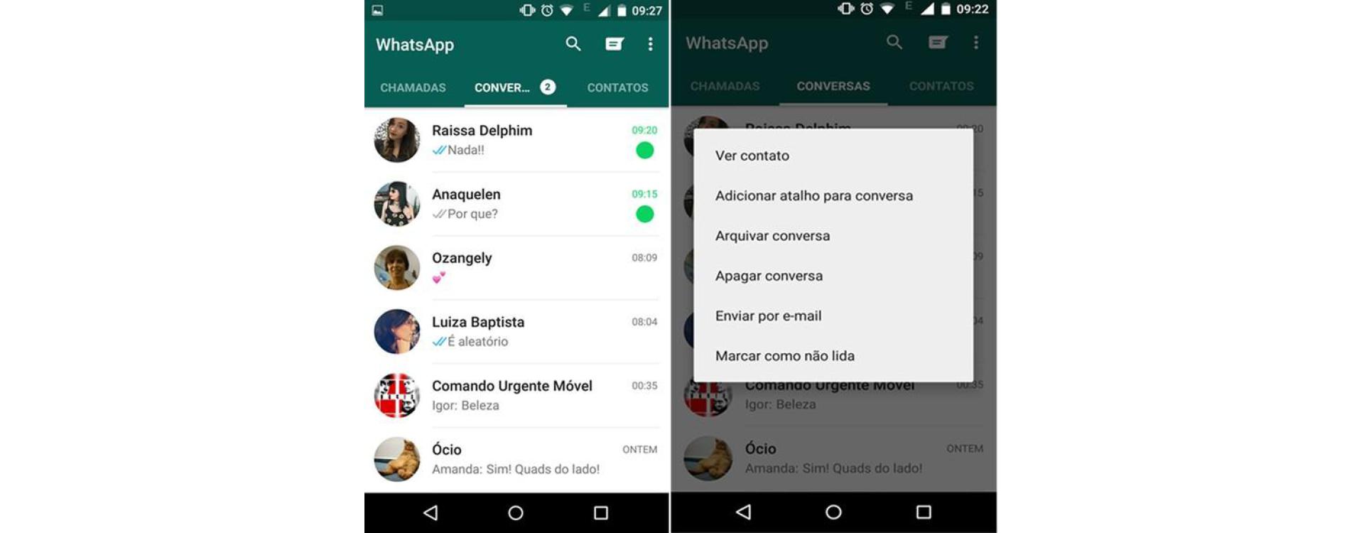 WhatsApp ganha novas funções