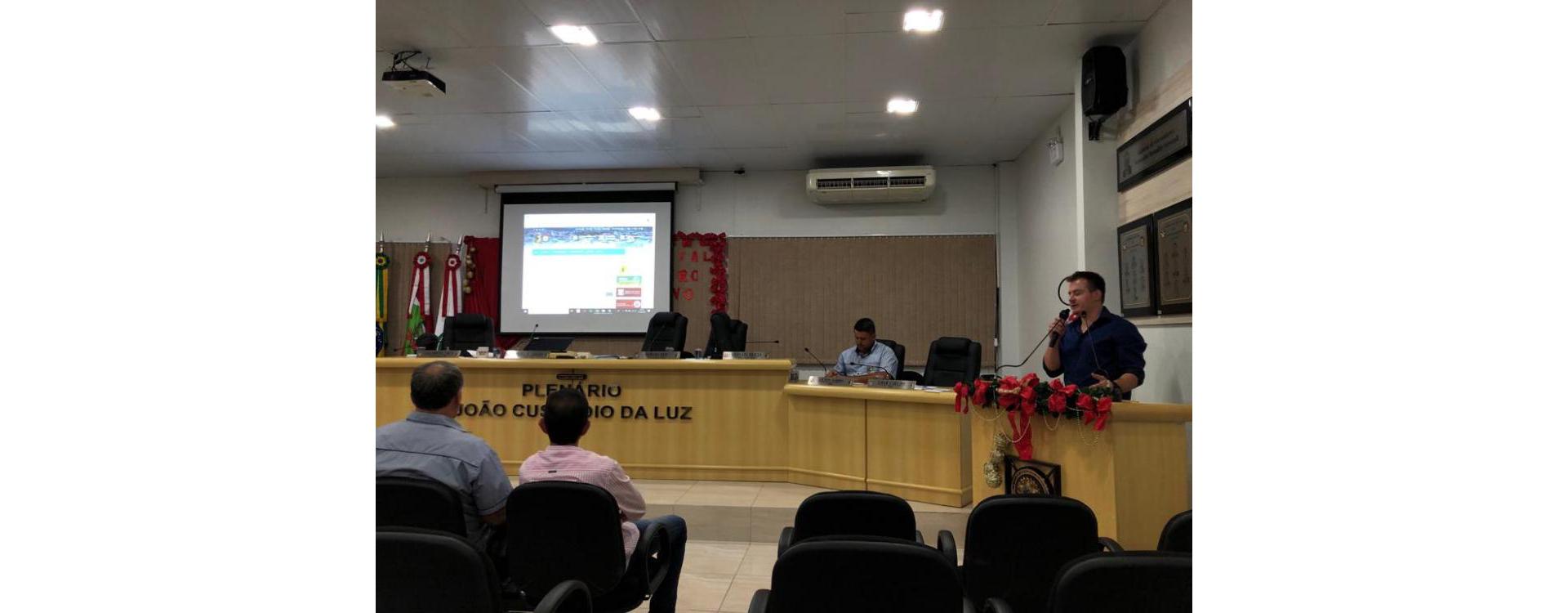 CompletaWeb Apresenta Novo Site da Câmara em Pouso Redondo