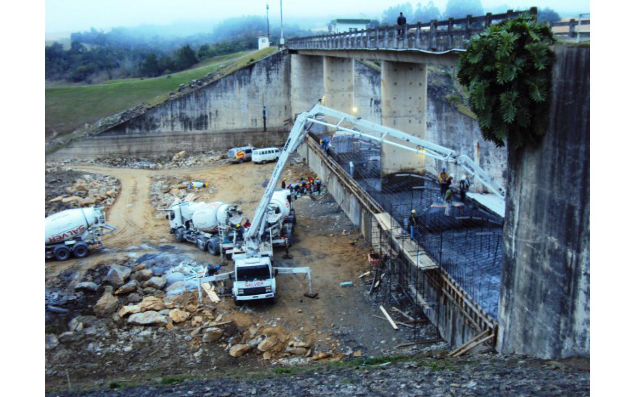 40% das obras da Barragem Sul de Ituporanga estão concluídas