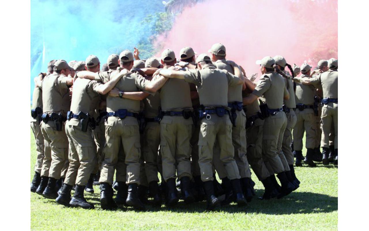 Policia Militar do Alto Vale recebe reforço de oito soldados