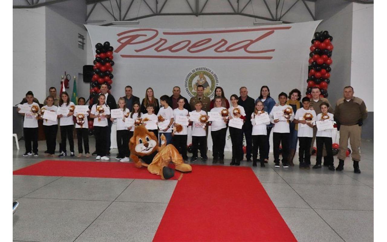 Formatura do Proerd é realizada em Atalanta