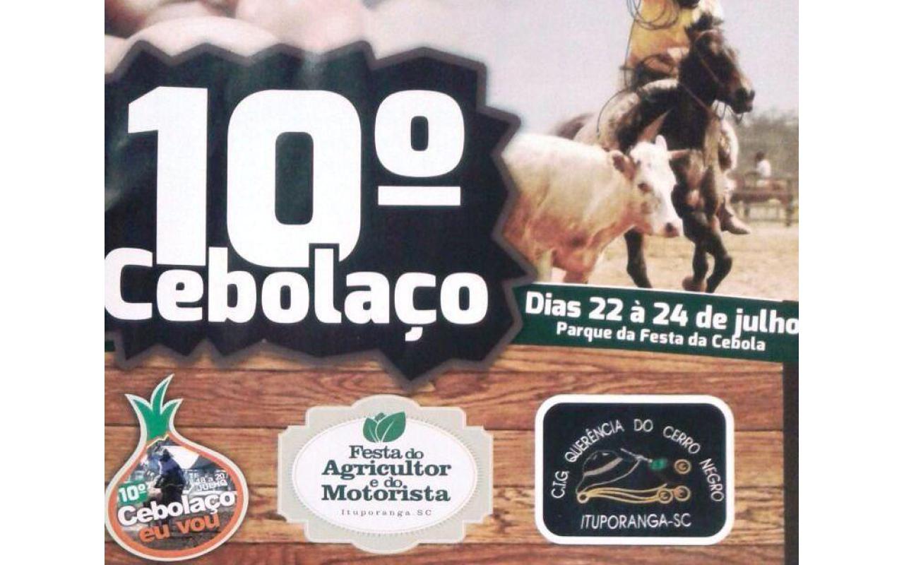 10º Cebolaço promete movimentar Ituporanga neste final de semana