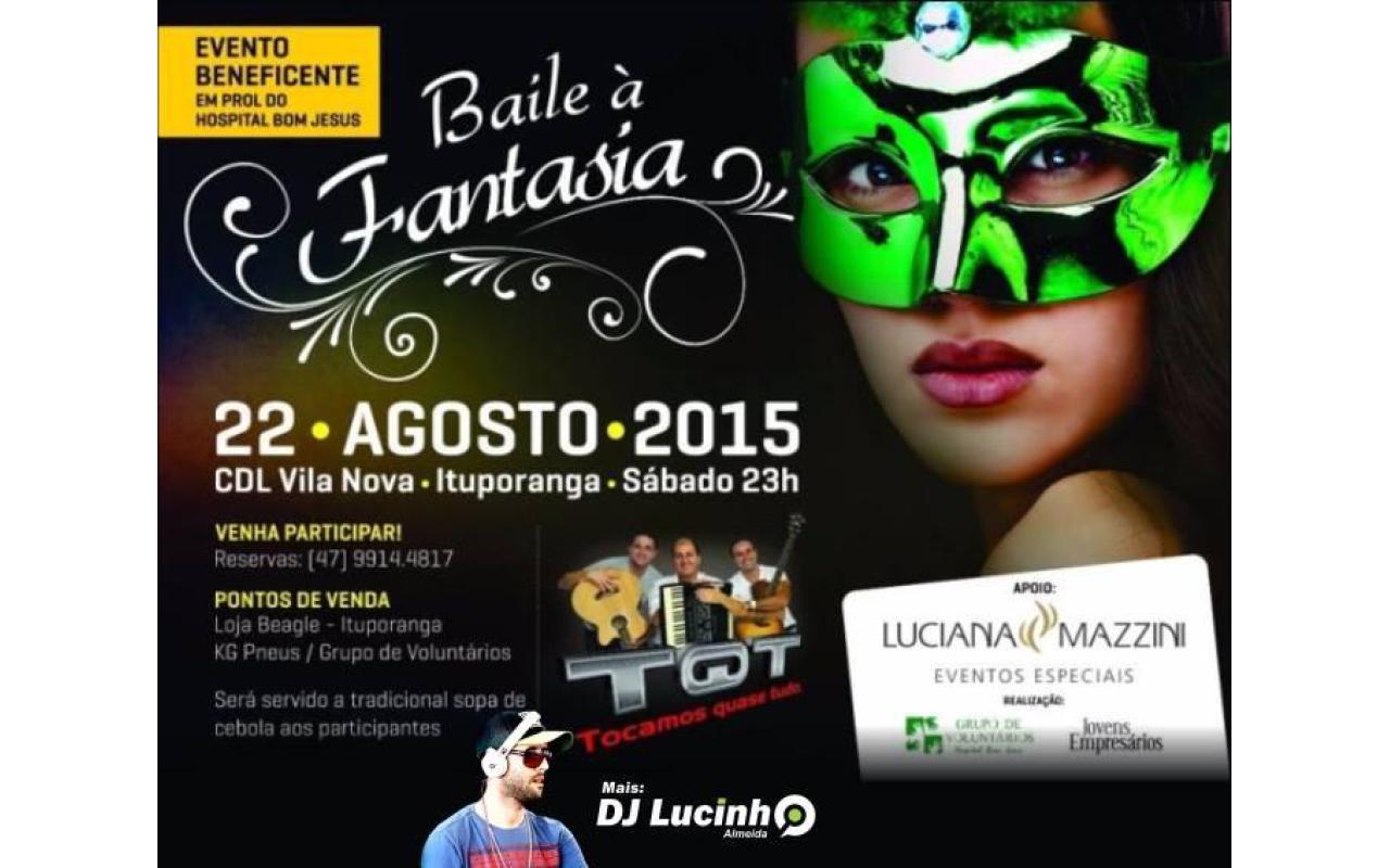 Baile a fantasia em prol do Hospital Bom Jesus será realizado neste sábado em Ituporanga