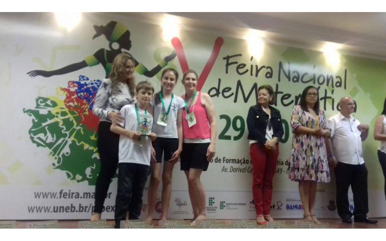 EEB Bertino Silva recebe título Destaque na 5ª Feira Nacional de Matemática