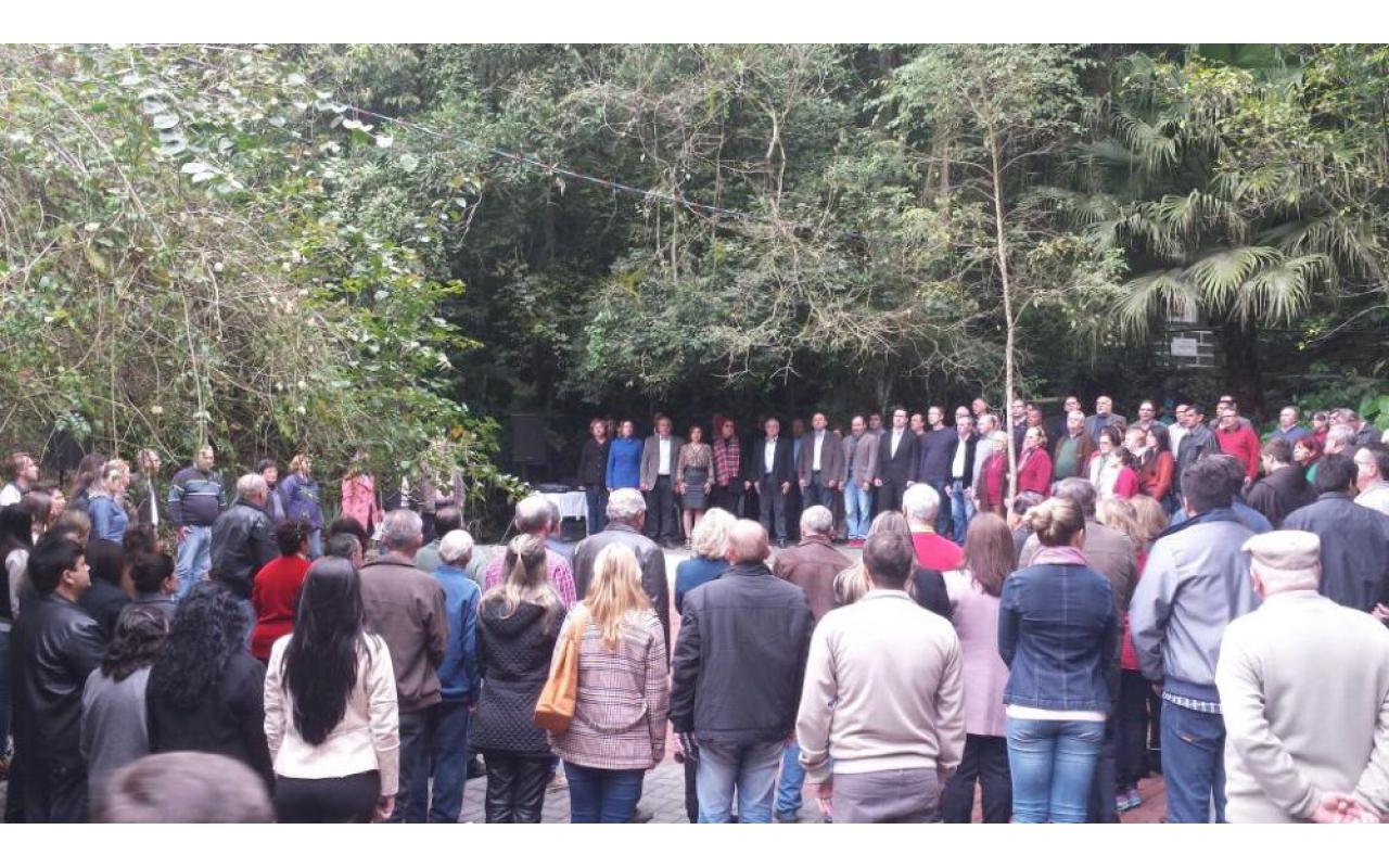 Revitalização da Gruta Nossa Senhora de Lourdes é inaugurada em Ituporanga