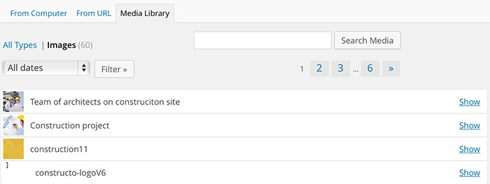 add media library