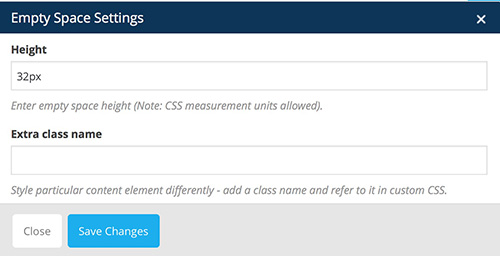 empty space vc settings