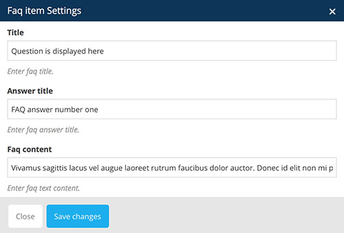 faq vc settings