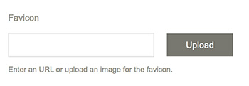 favicon upload