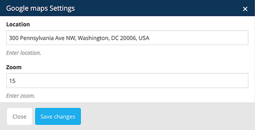 google maps vc settings