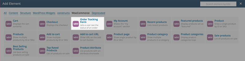 order tracking form vc
