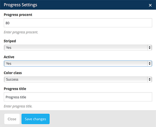 progress vc settings