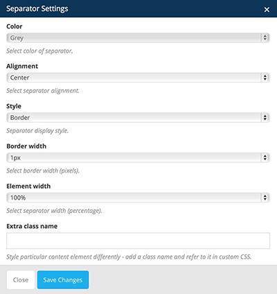 separator vc settings