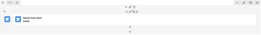 social icons vc element
