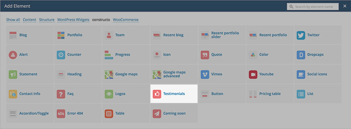 testimonials vc